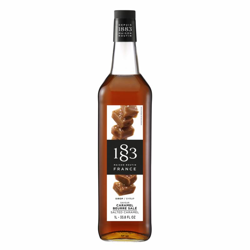 1883 Salted Caramel Syrup 6x100CL Glass