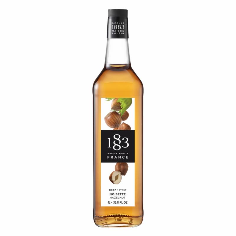 1883 Hazelnut Syrup 6x100CL Glass